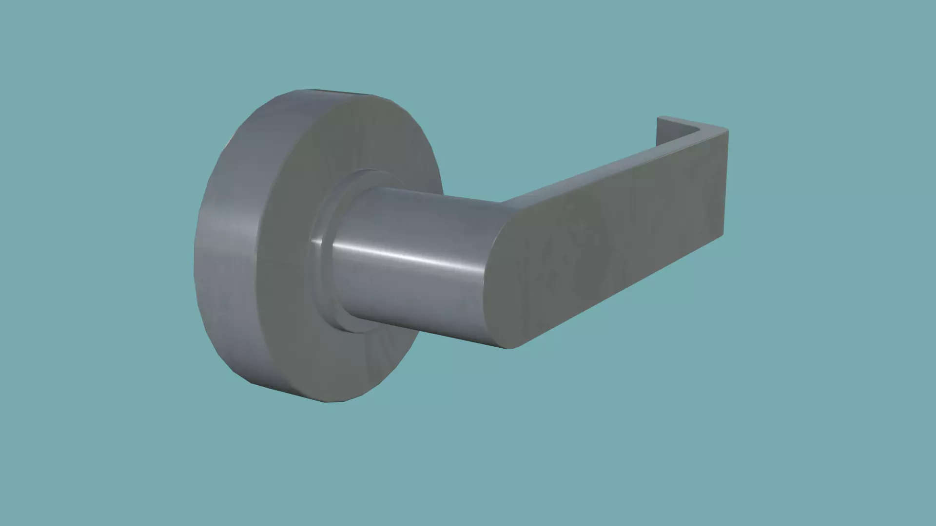 Door Handle Knob Low-Poly PBR Low-poly 3D model