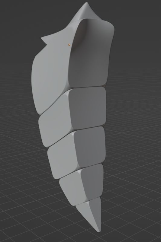 W horns arknights  3D print model_6