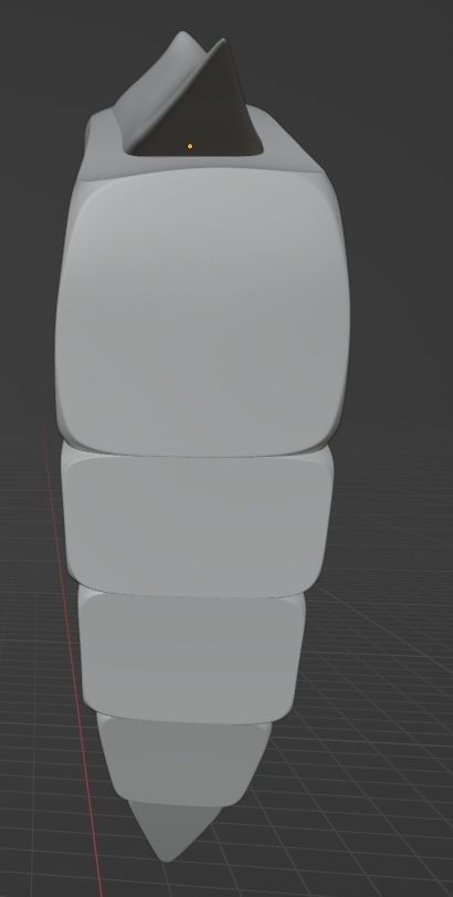 W horns arknights  3D print model_4