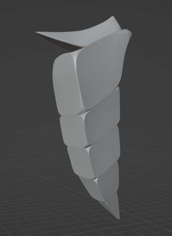 W horns arknights  3D print model_5