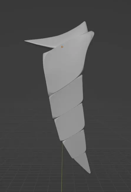 W horns arknights  3D print model_0