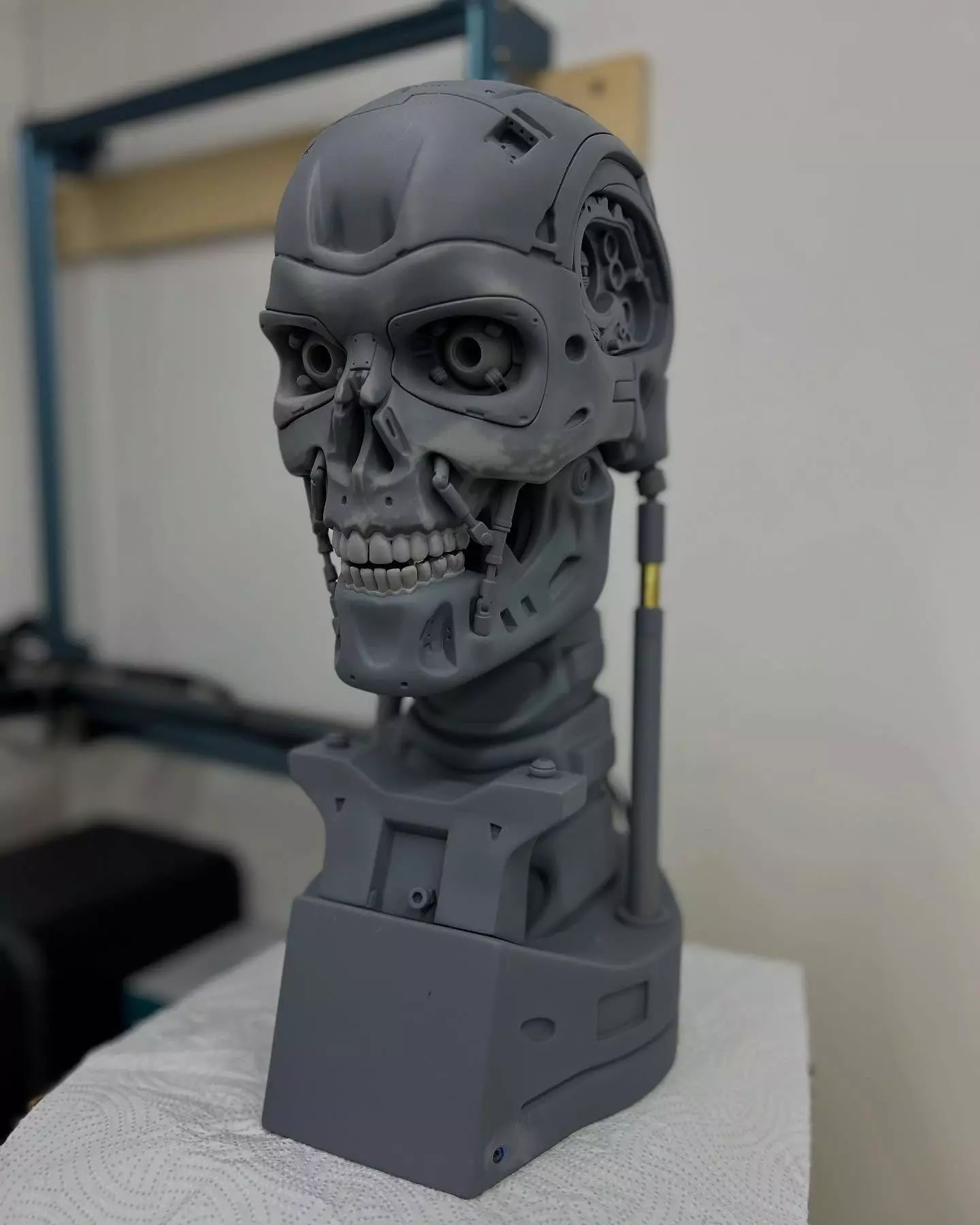 T-800 Skull Terminator 2 Judgment Day V2 Replica 3D print model_1