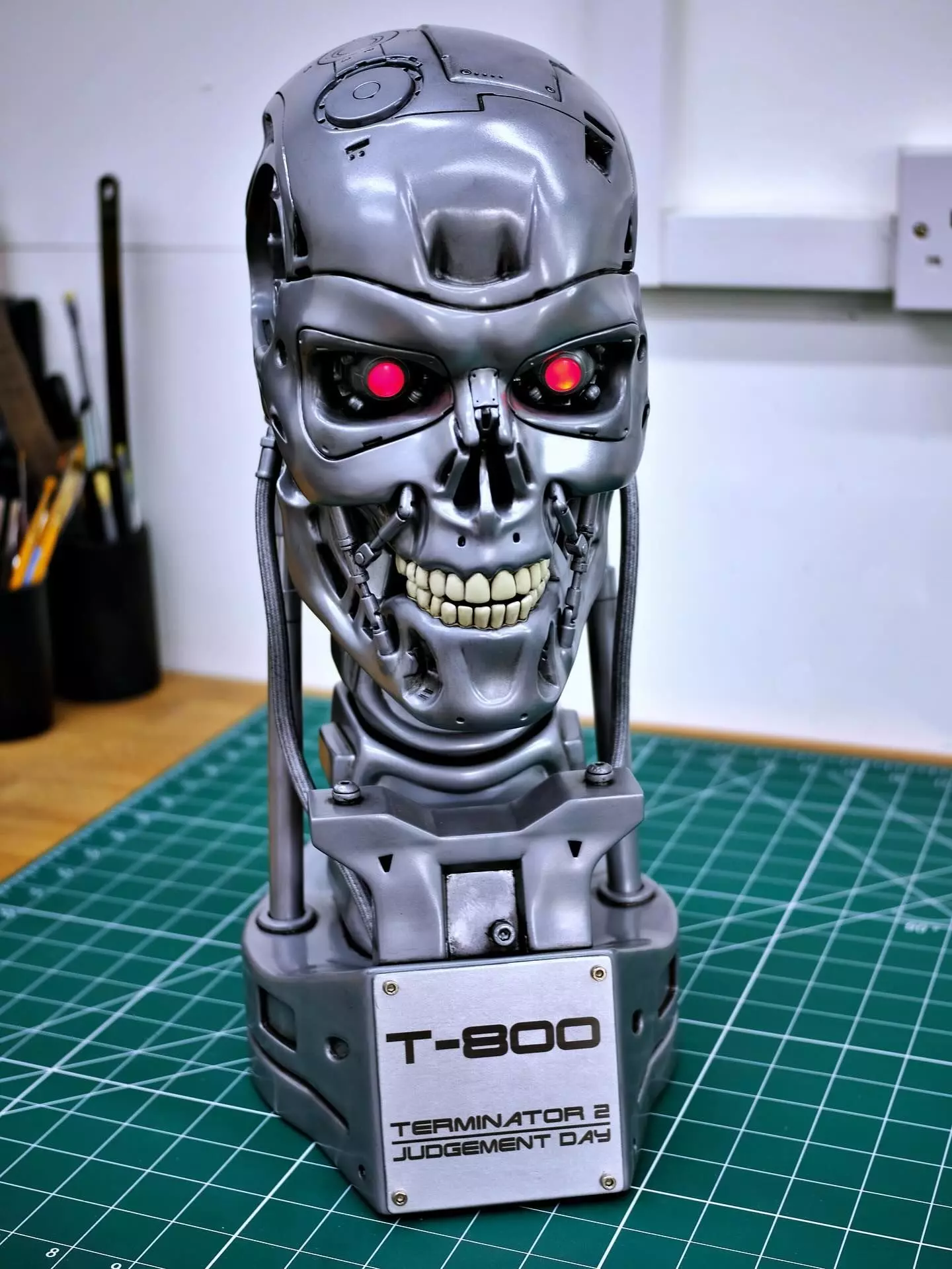 T-800 Skull Terminator 2 Judgment Day V2 Replica 3D print model_0