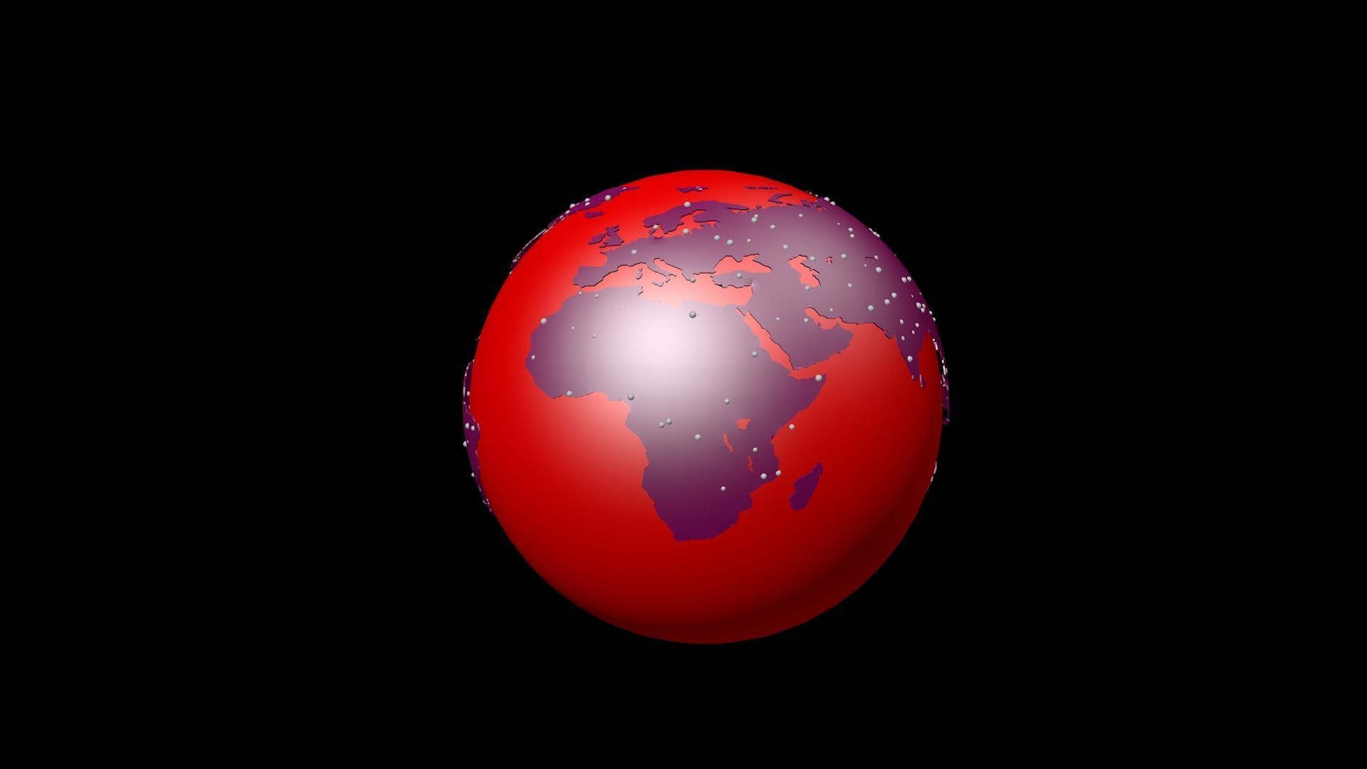 Globe 3d Free 3D model_2