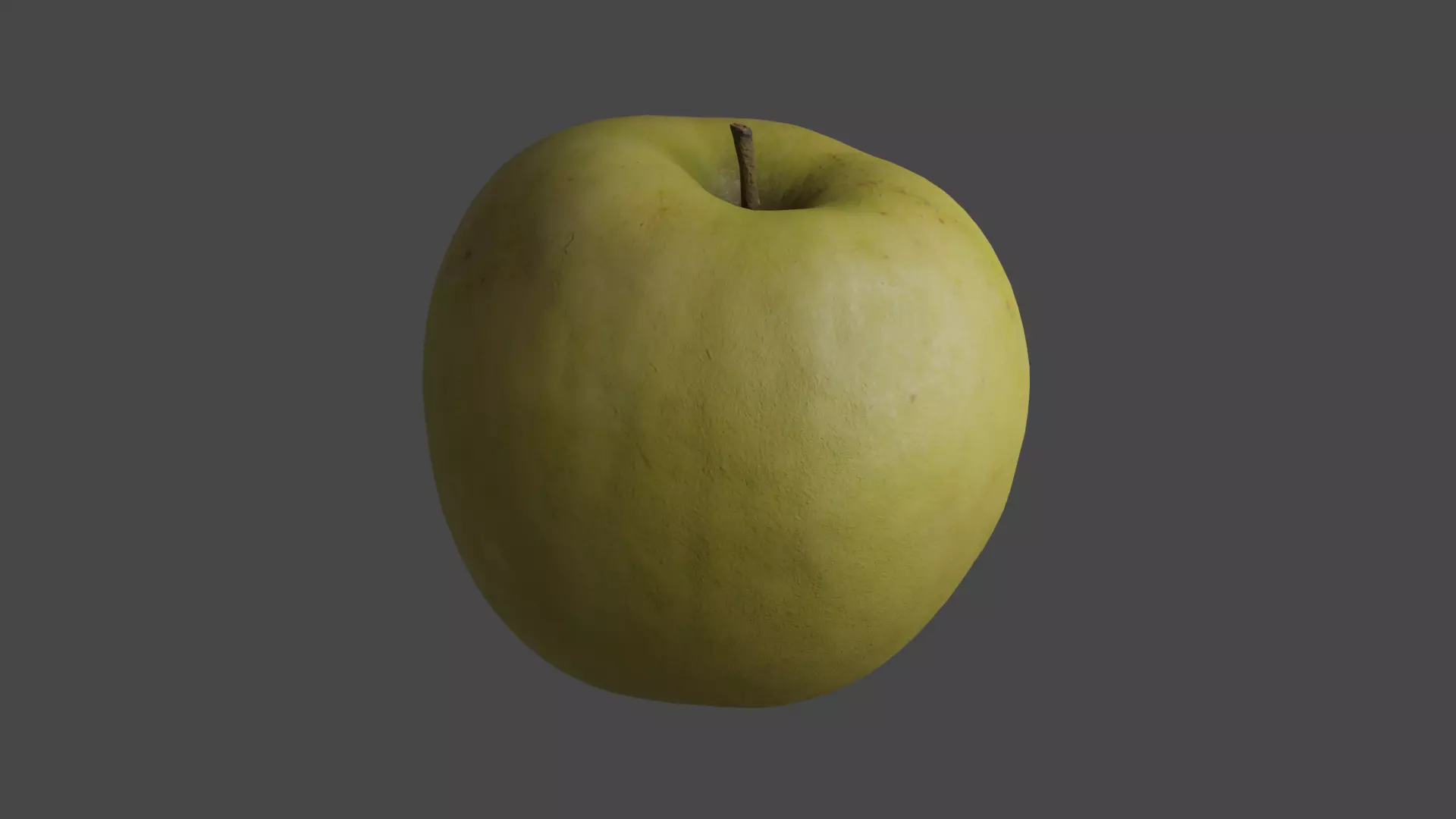 3d apple Free 3D model_0