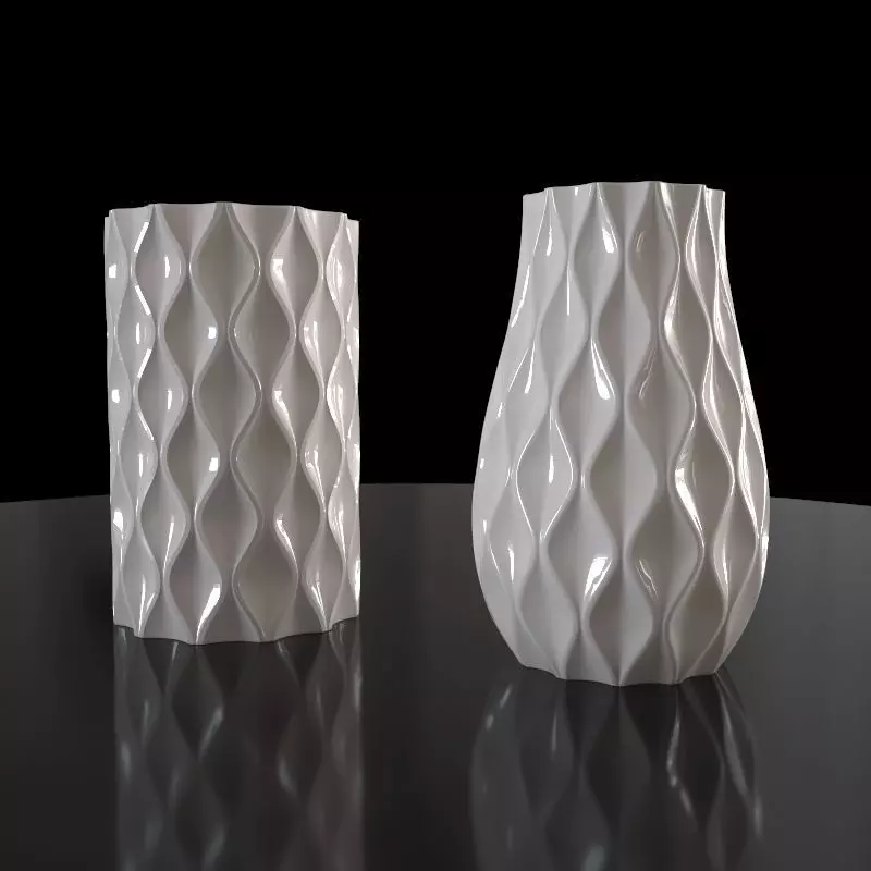 flower vase Free 3D model_0