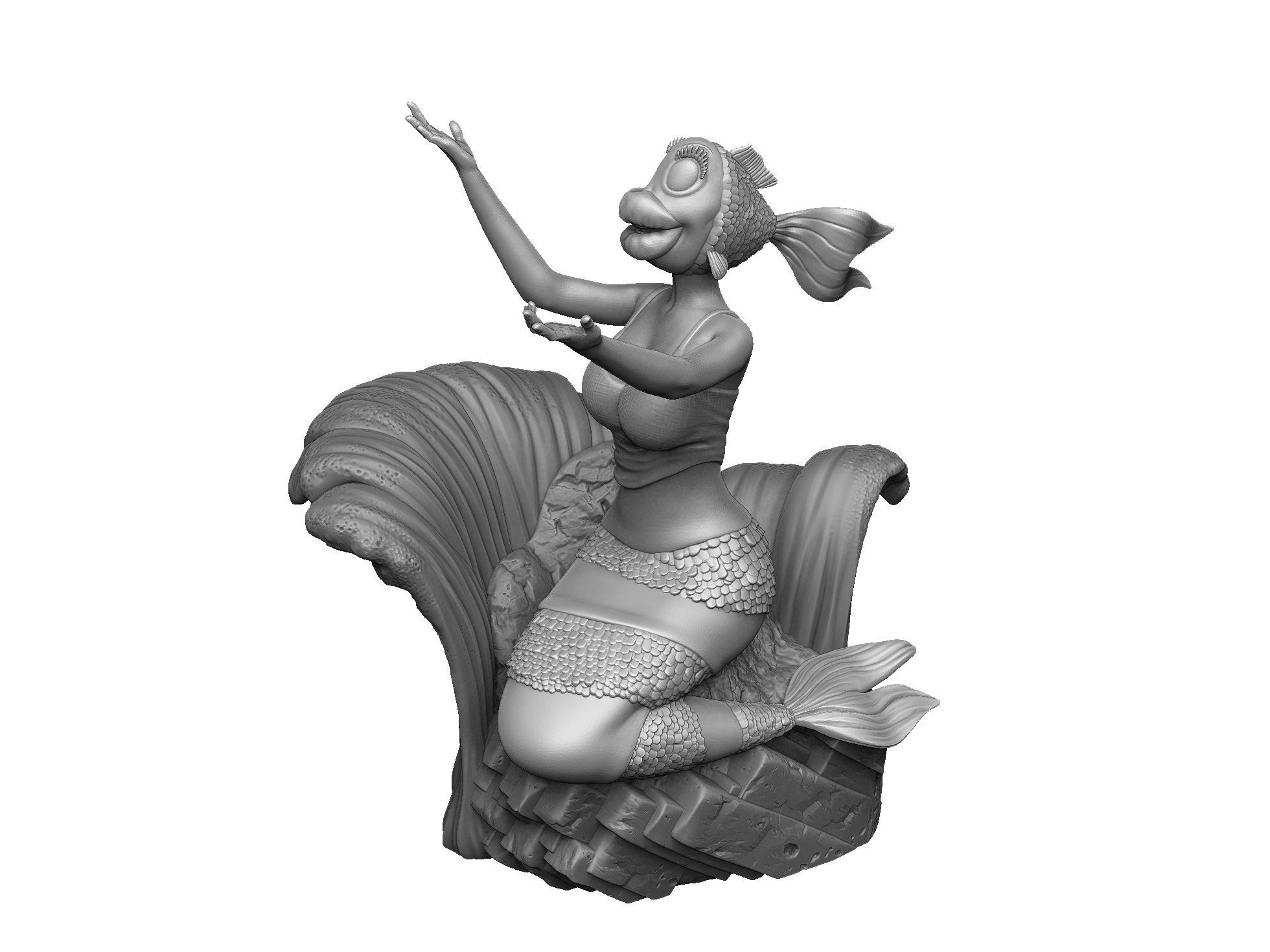 The Rusalka for 3d print STL armenfilm1983 3D print model_3