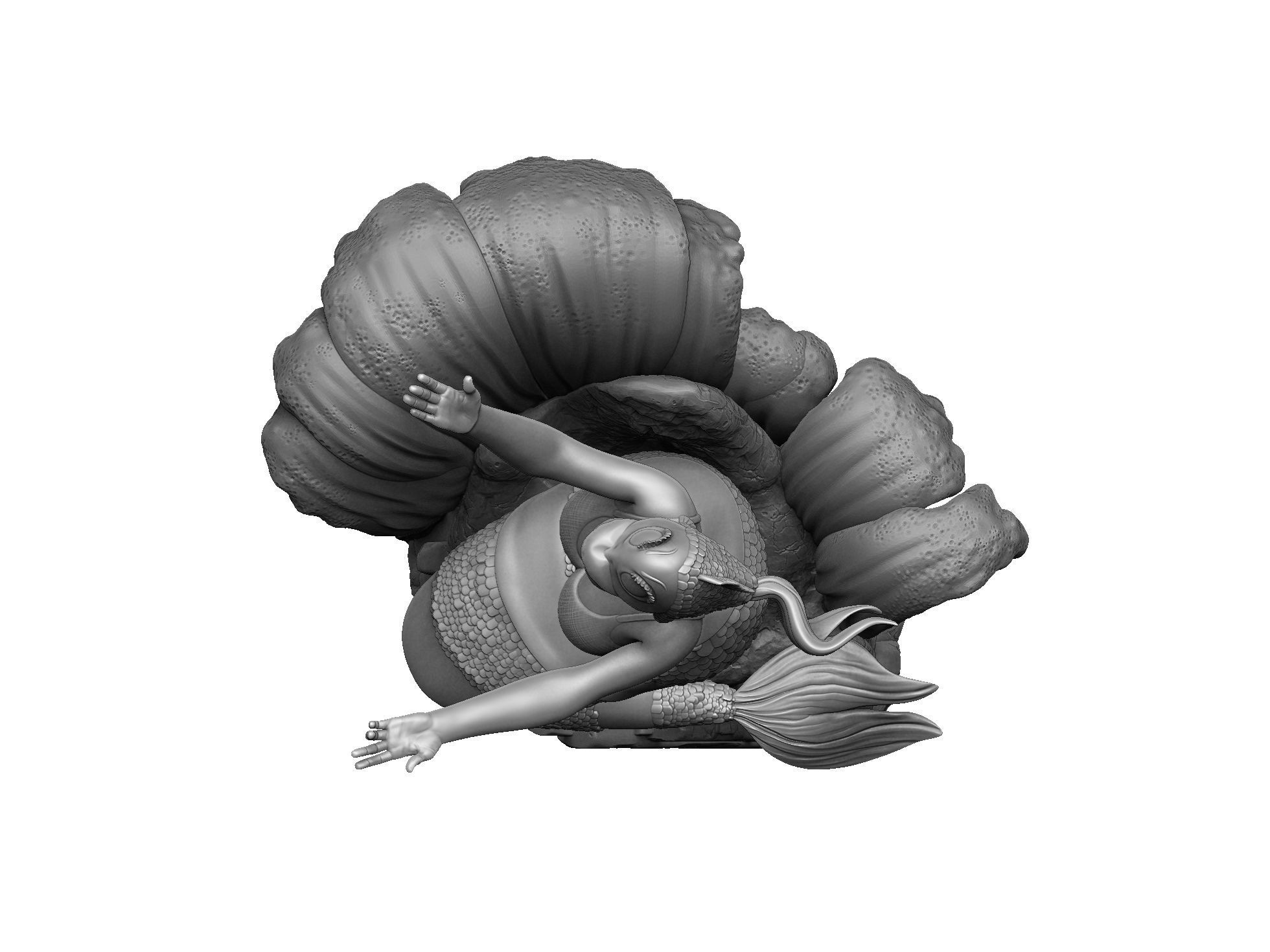 The Rusalka for 3d print STL armenfilm1983 3D print model_7