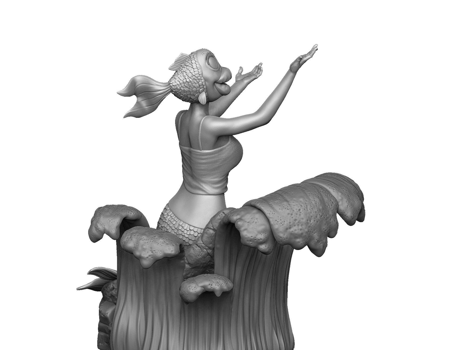 The Rusalka for 3d print STL armenfilm1983 3D print model_20