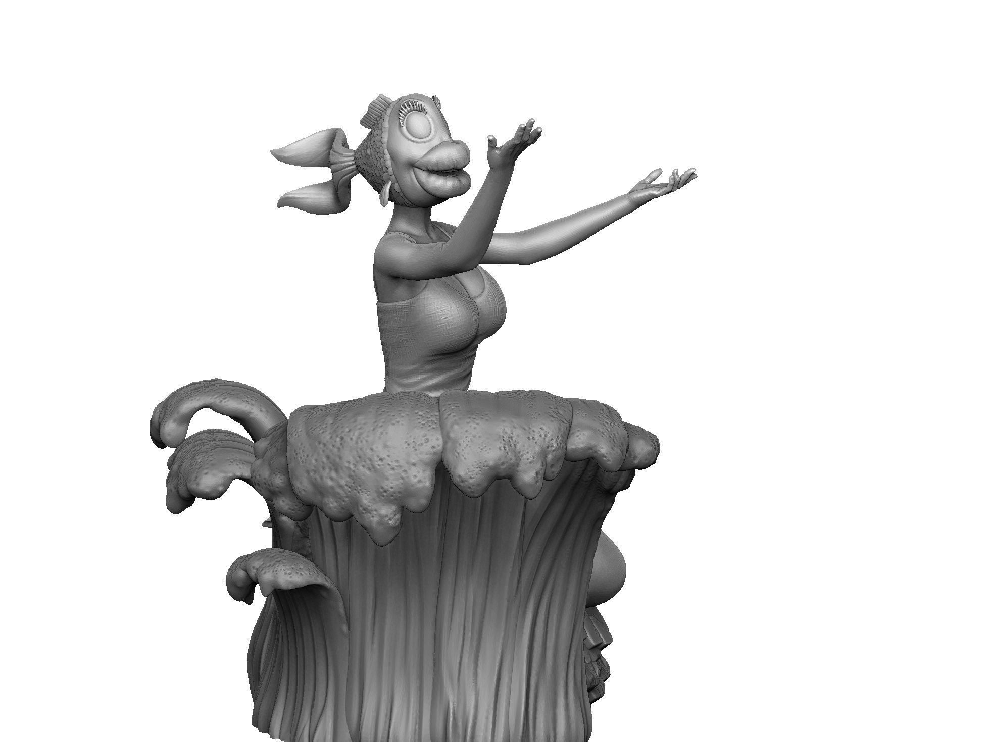 The Rusalka for 3d print STL armenfilm1983 3D print model_21