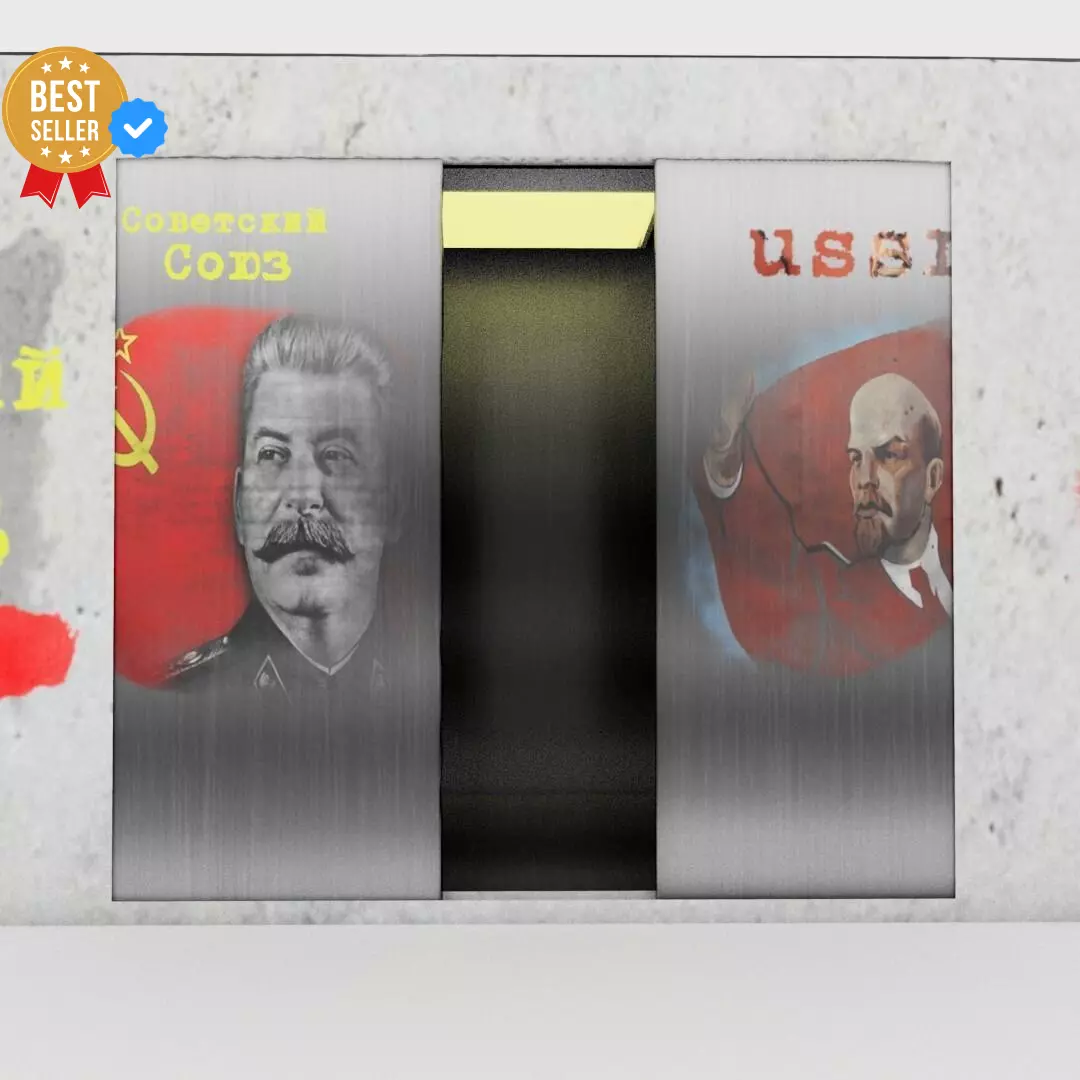 Soviet Union elevator Low-poly 3D model