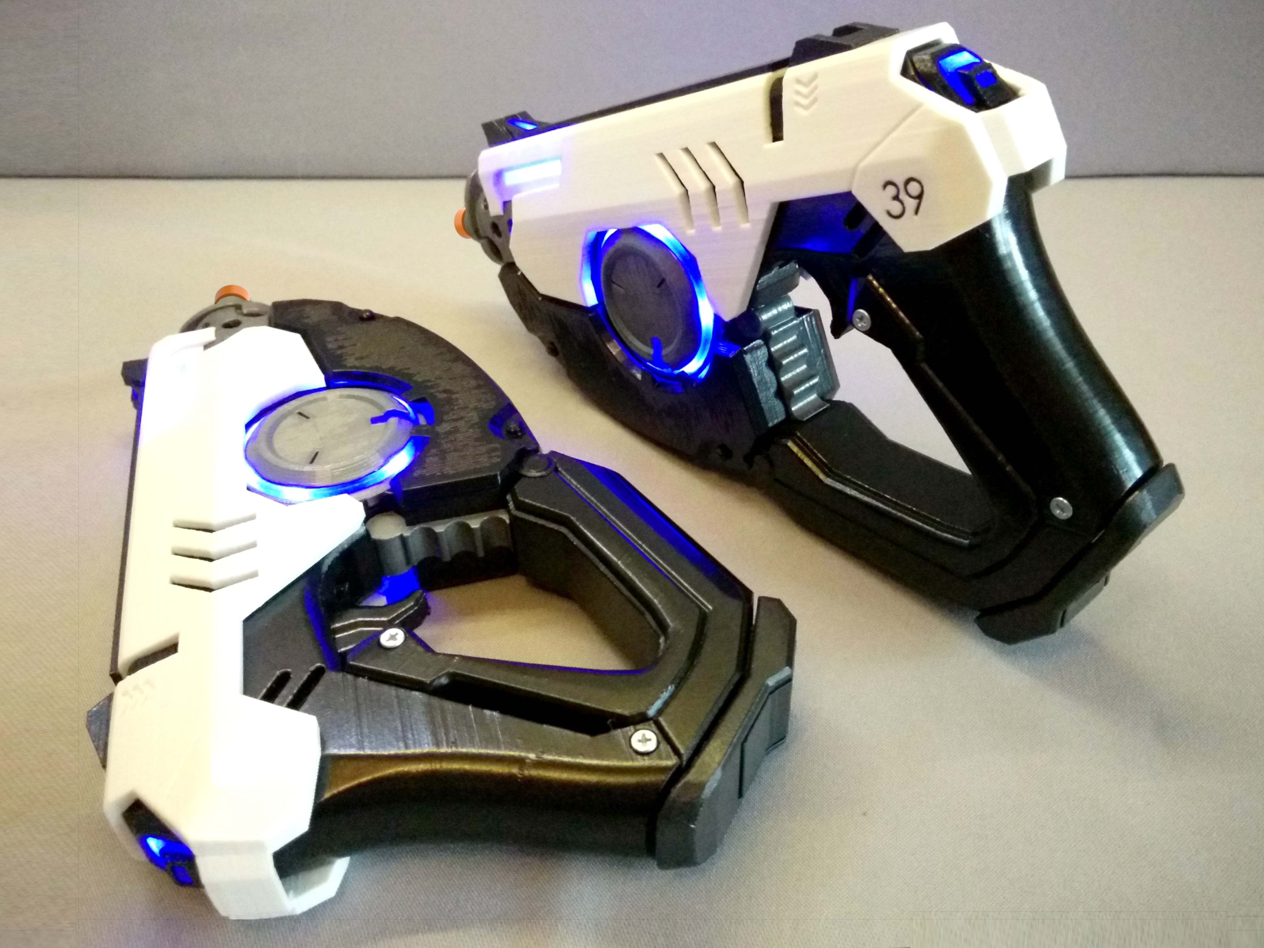 Tracer Blaster Original Skin - Overwatch - STL CAD - Commercial 3D print model_18