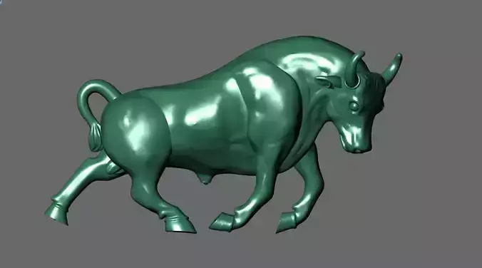 pendant Cow 01 3D print model