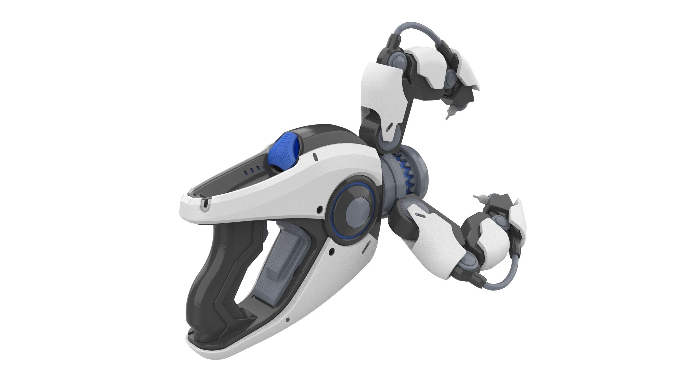 Symmetra Blaster - Overwatch - STL CAD bundle - Personal Use 3D print model_6