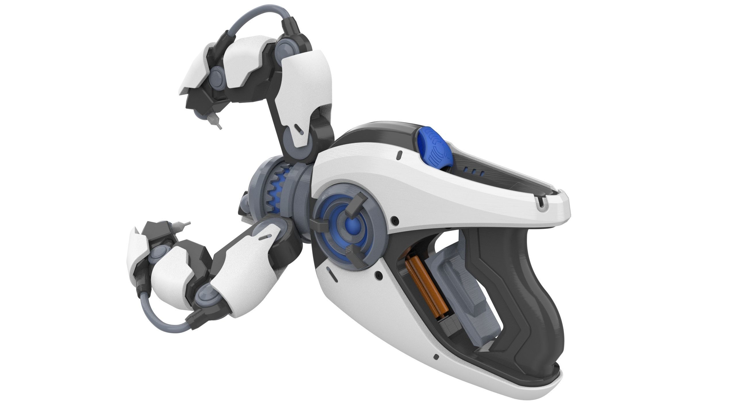 Symmetra Blaster - Overwatch - STL CAD bundle - Personal Use 3D print model_9