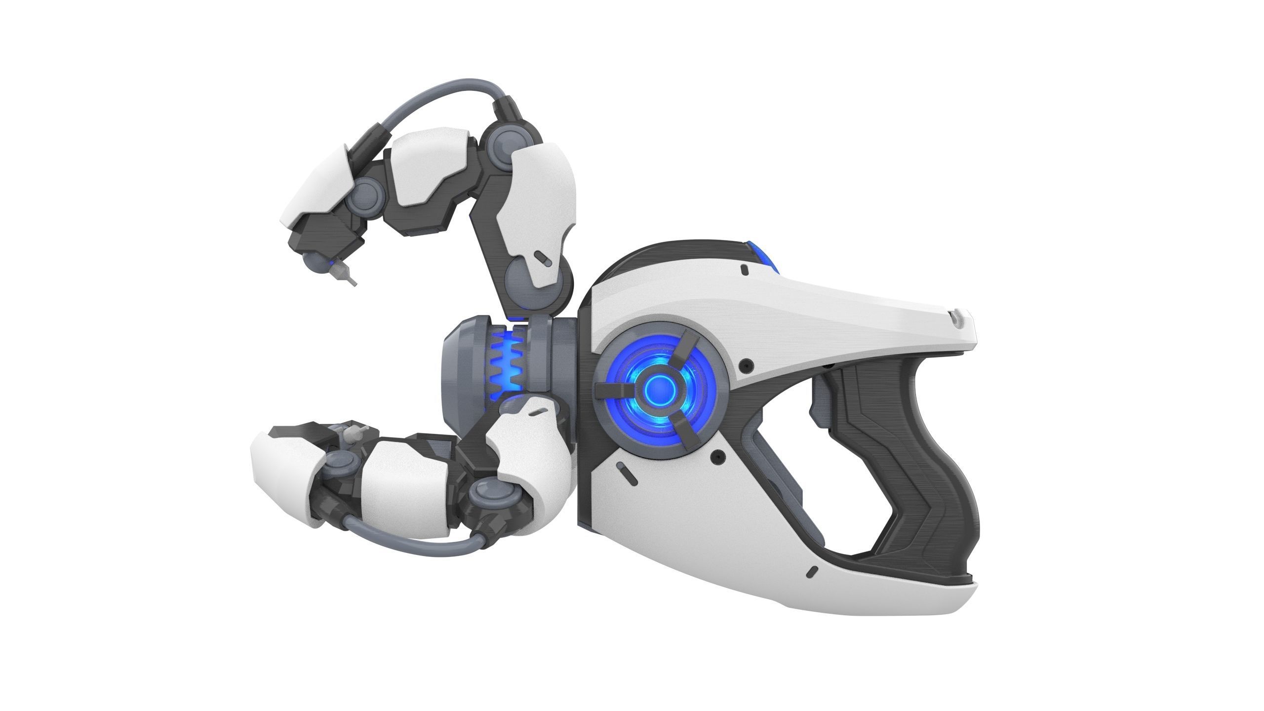 Symmetra Blaster - Overwatch - STL CAD bundle - Personal Use 3D print model_3