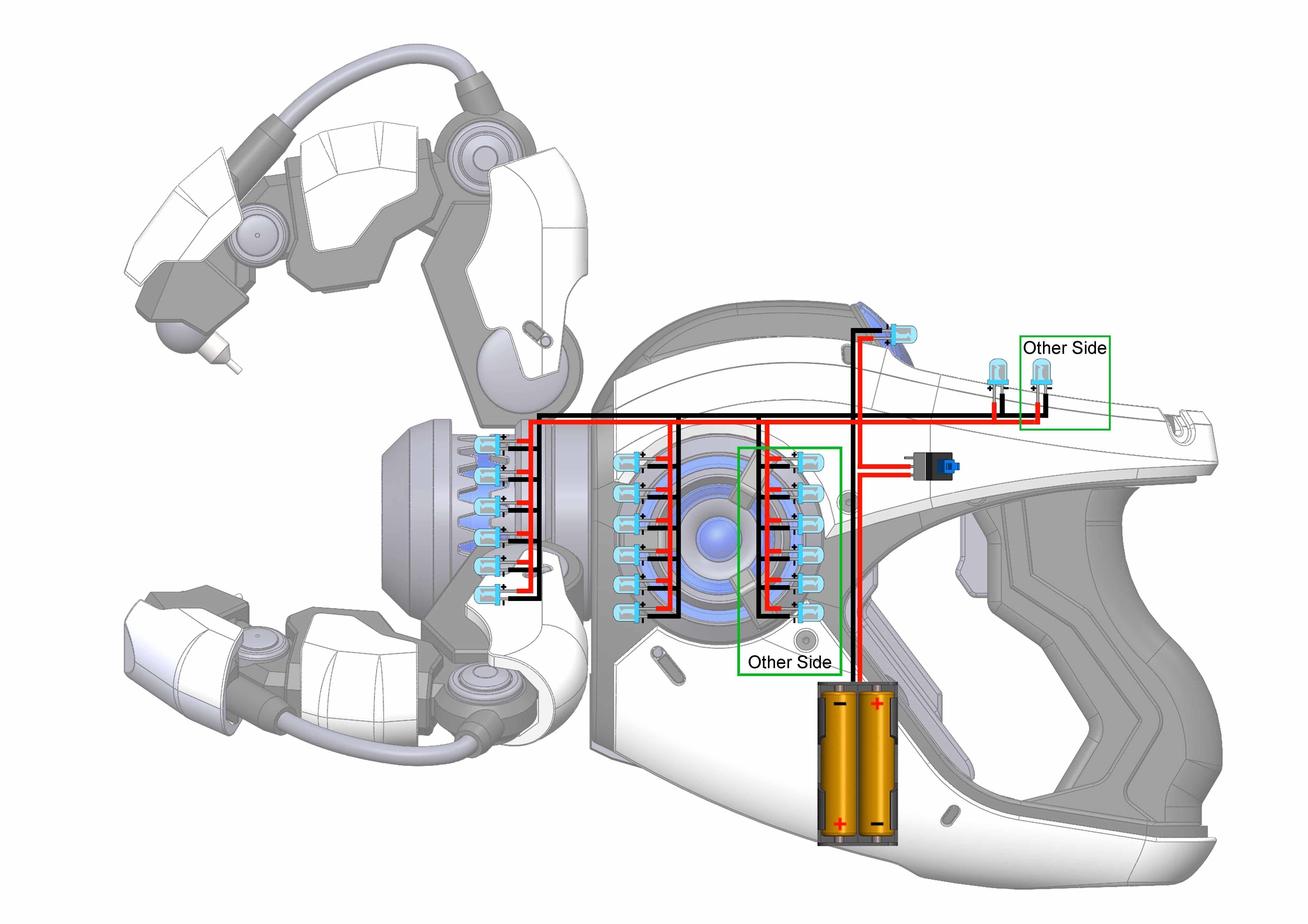 Symmetra Blaster - Overwatch - STL CAD bundle - Personal Use 3D print model_13
