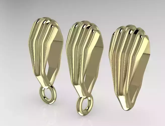 Bail for charms and pendants Free 3D print model