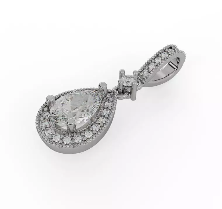 Gold Necklace 3D print model_0