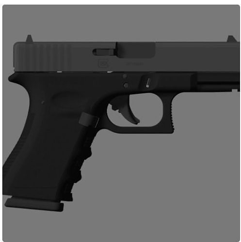 glock 18 Low-poly 3D model