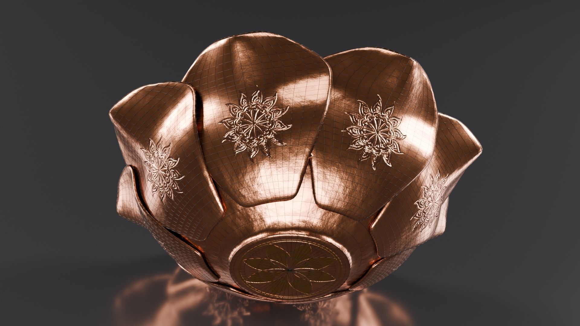 Oil Lamp Free low-poly 3D model_6