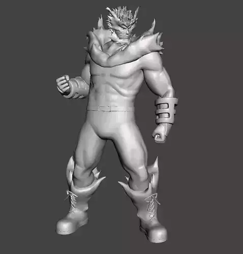 Enji Todoroki Endeavor 3D Model