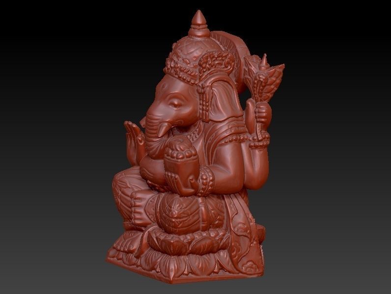 ganesh ji 3D print model_2