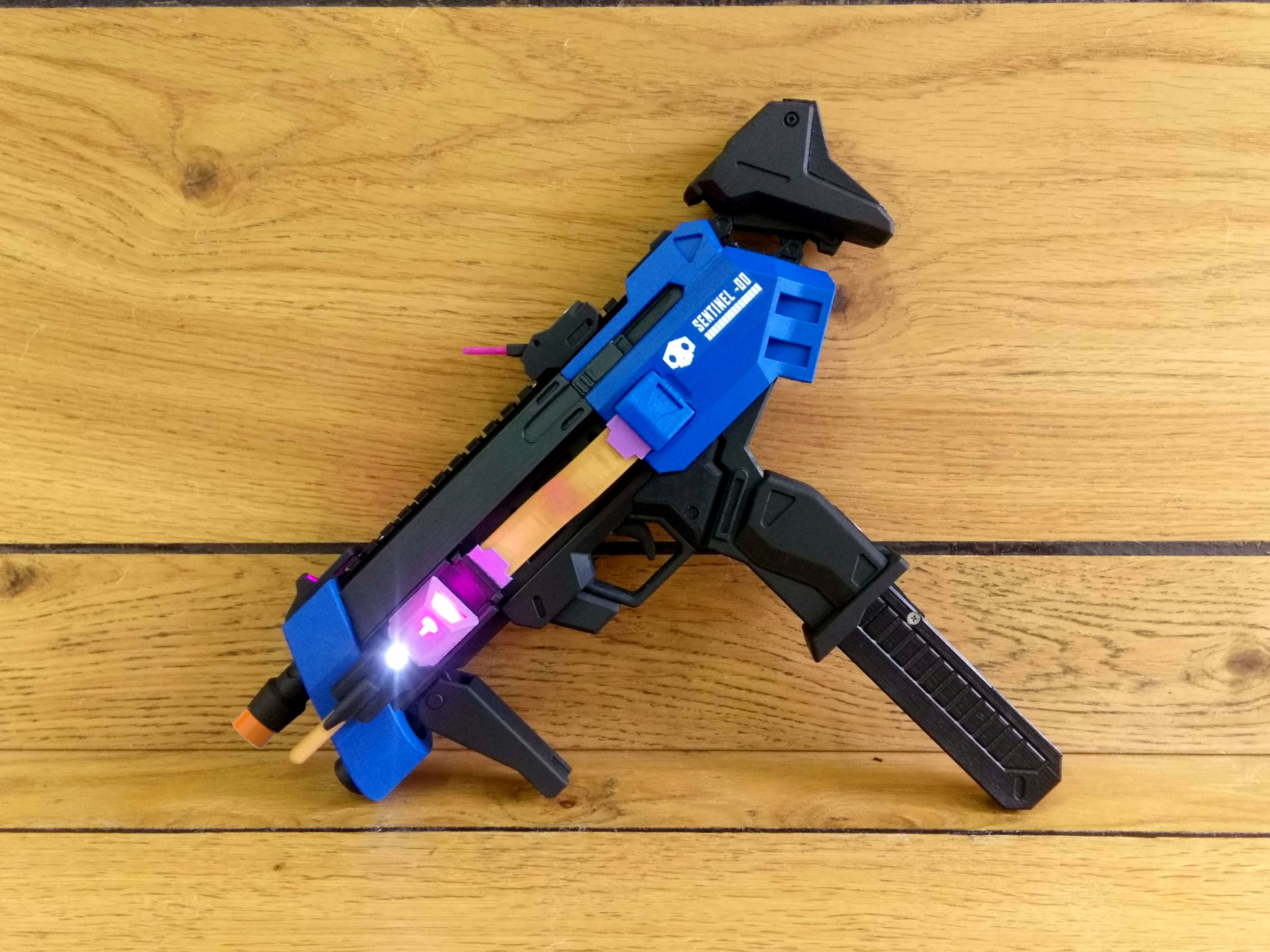 Sombra Cannon Original Skin - Overwatch - STL CAD - Personal Use 3D print model_13