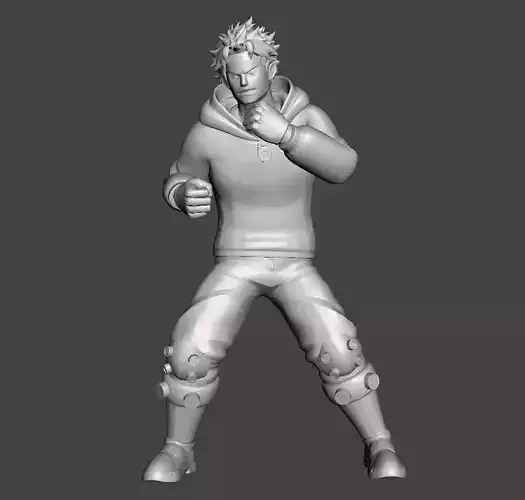 Fat Gum after burning fat 3D Model