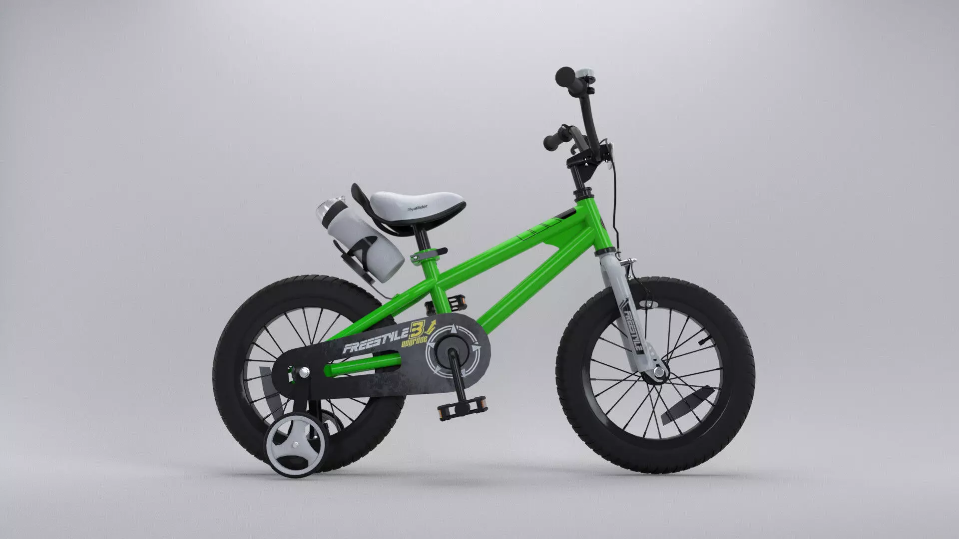 Bicycle-PBR Low-poly 3D model_0