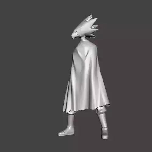 Fumikage Tokoyami Tsukuyomi  3D Model