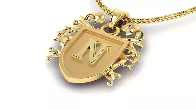 Letter- N - Pendant Name 