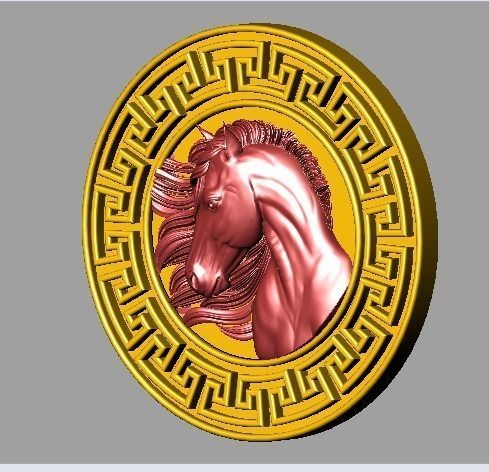 Horse model 3D print model_5