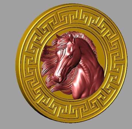 Horse model 3D print model_3