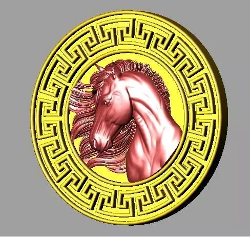 Horse model 3D print model_0