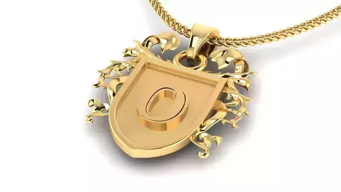 Letter- O - Pendant Name