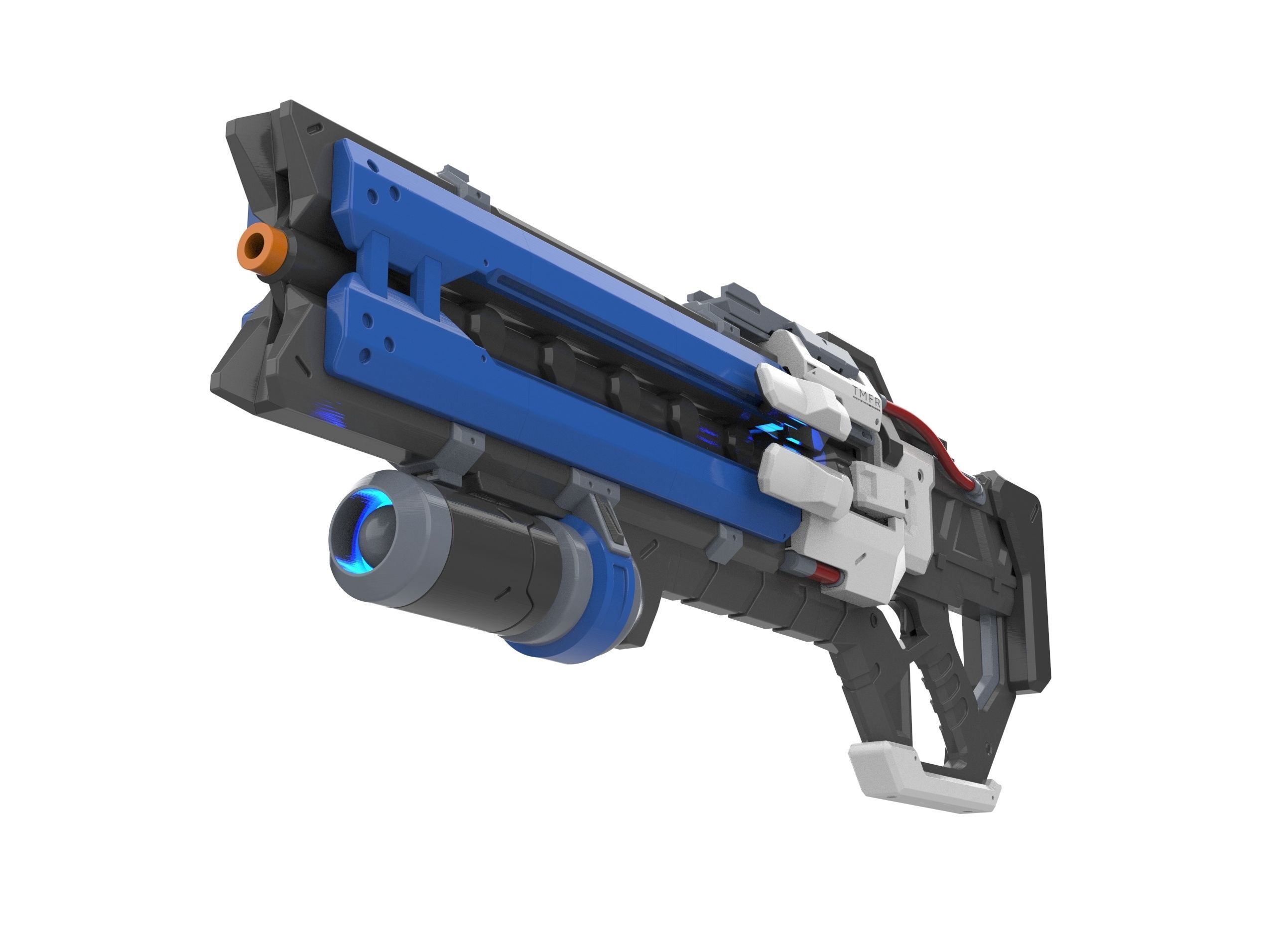 Soldier 76 Pulse Cannon - Overwatch - STL and CAD - Commercial 3D print model_7