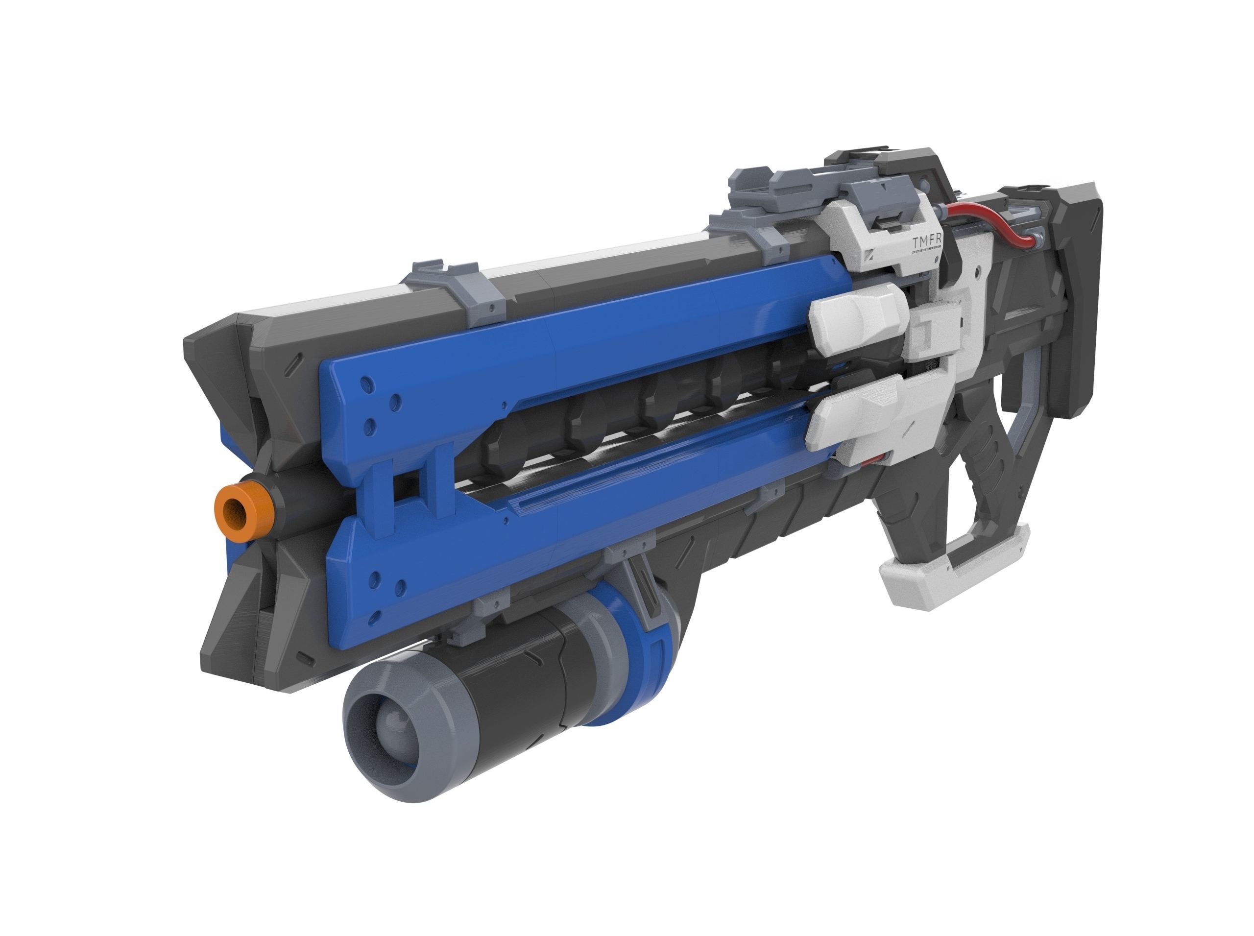 Soldier 76 Pulse Cannon - Overwatch - STL and CAD - Commercial 3D print model_3