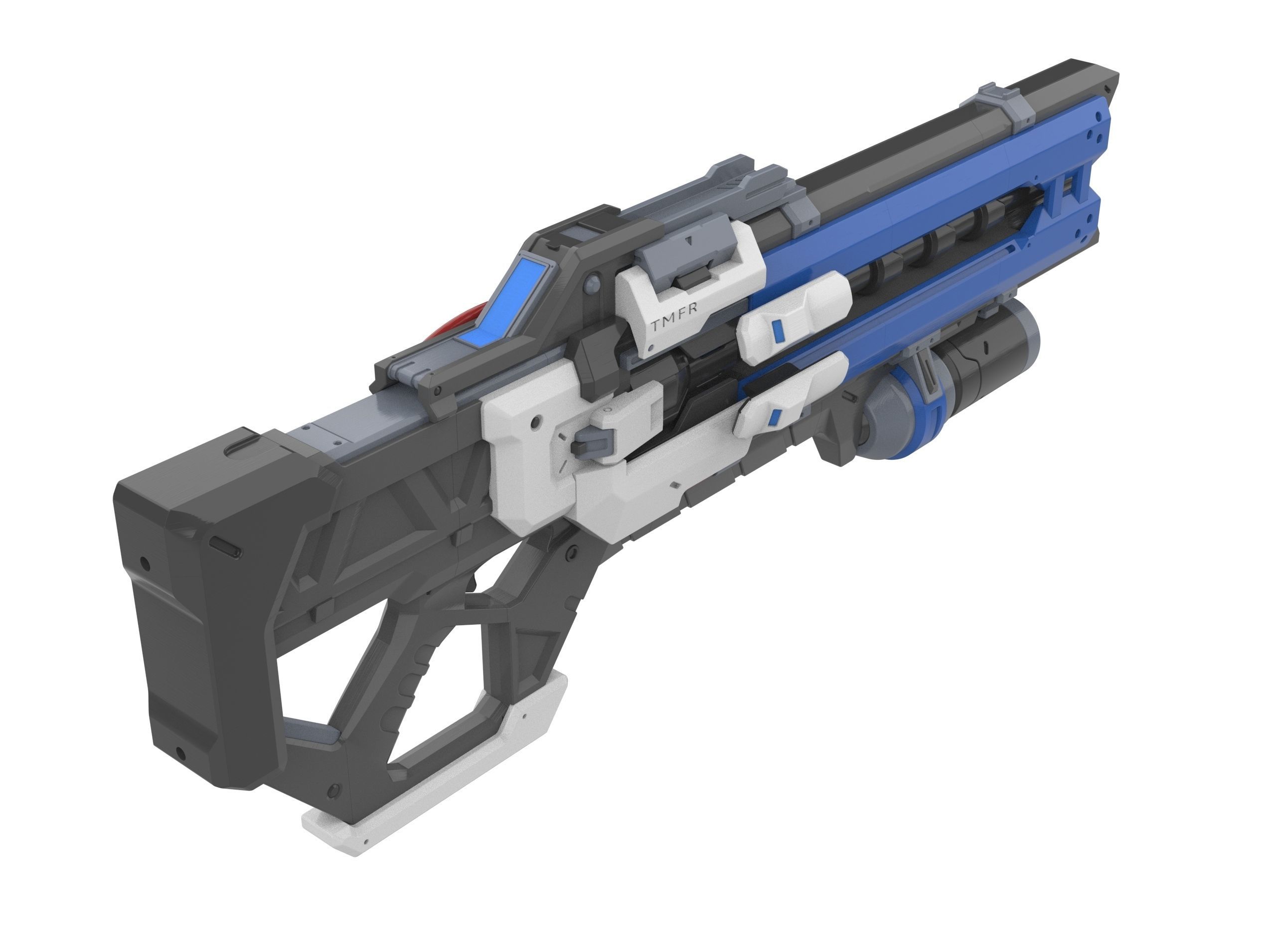 Soldier 76 Pulse Cannon - Overwatch - STL and CAD - Commercial 3D print model_5