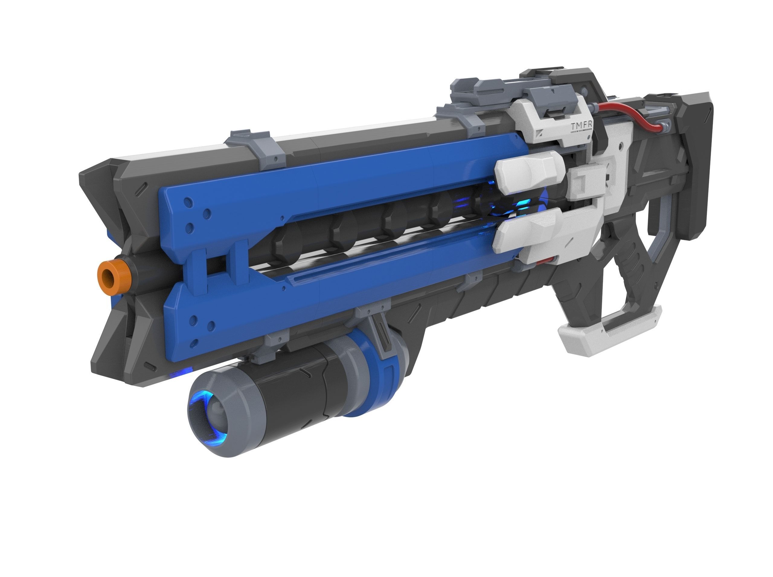 Soldier 76 Pulse Cannon - Overwatch - STL and CAD - Commercial 3D print model_2