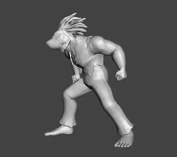 Giant Villain 3D Model