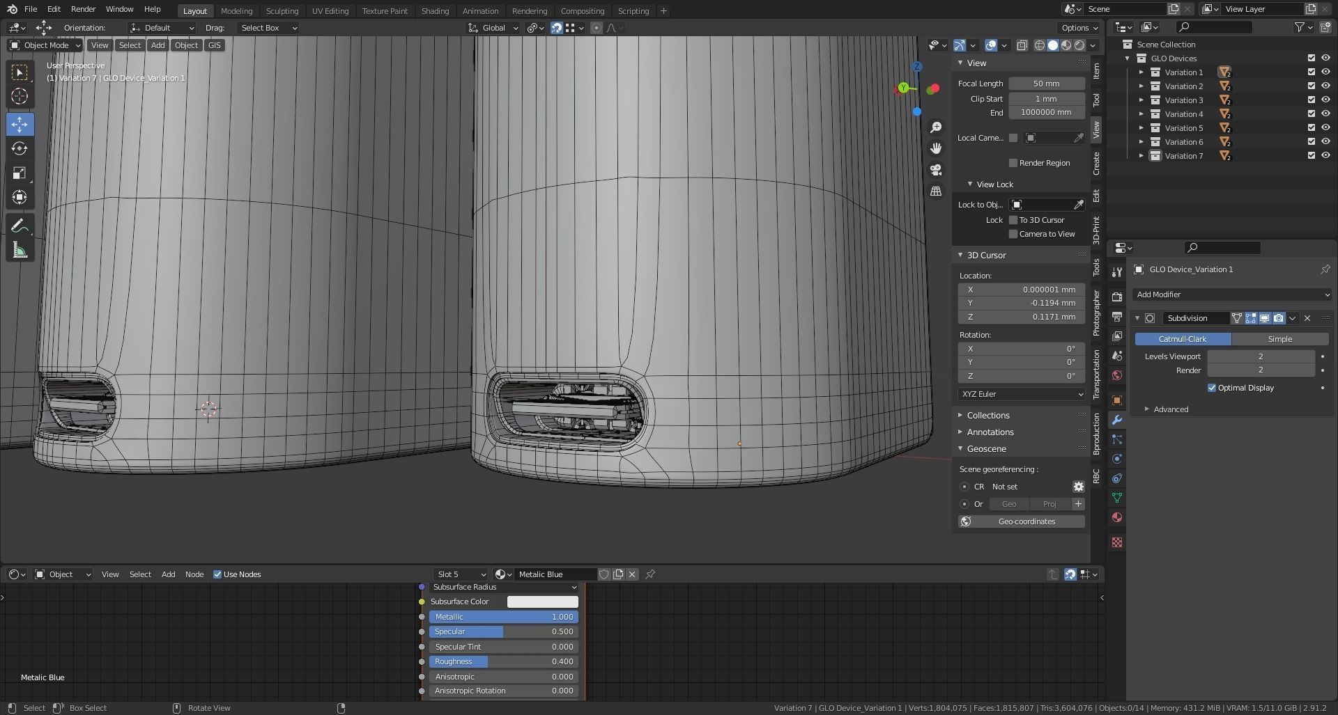 GLO Hyper X2 smoking device 3D model_8
