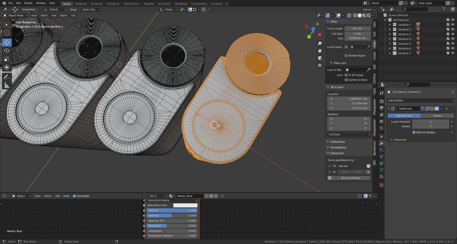 GLO Hyper X2 smoking device 3D model_11