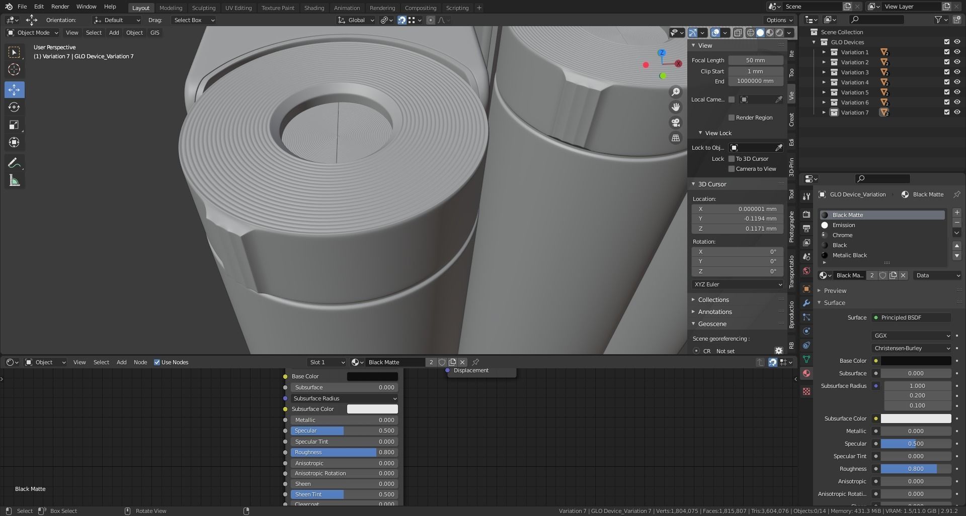 GLO Hyper X2 smoking device 3D model_5