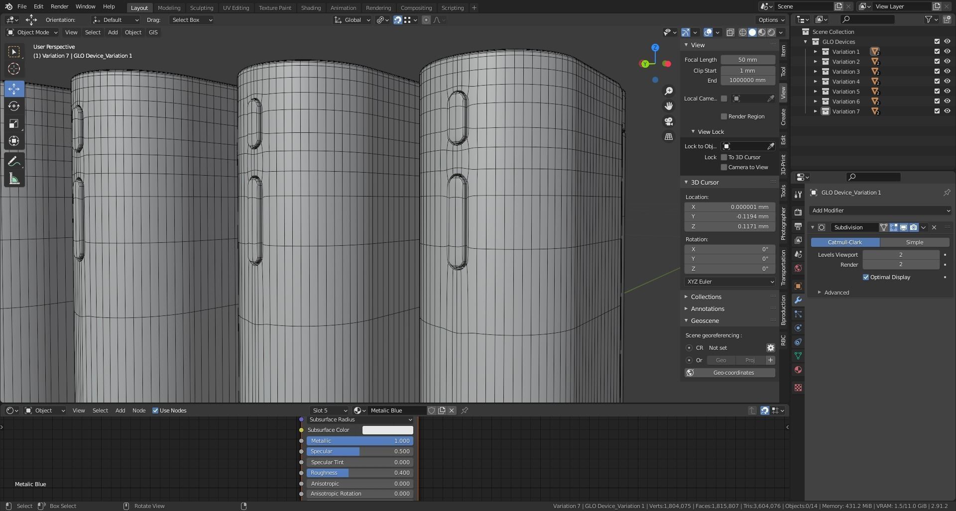 GLO Hyper X2 smoking device 3D model_7