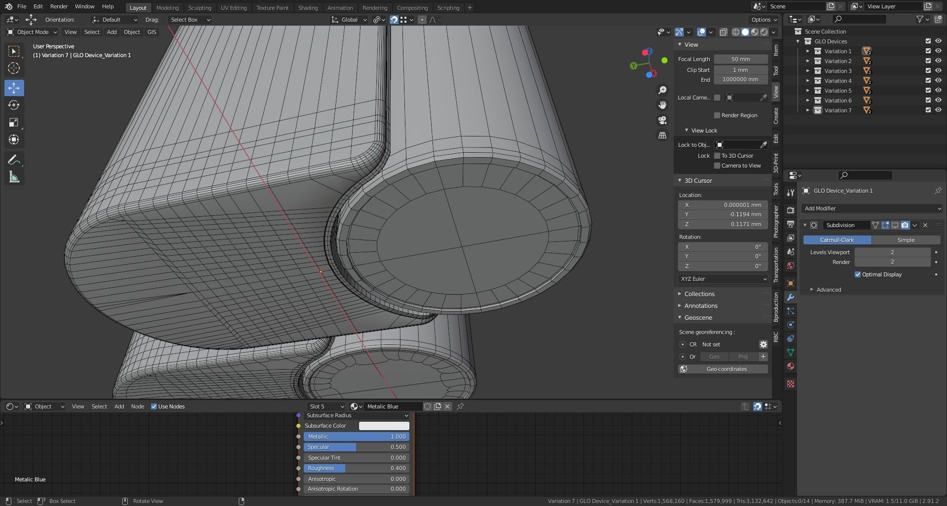 GLO Hyper X2 smoking device 3D model_10