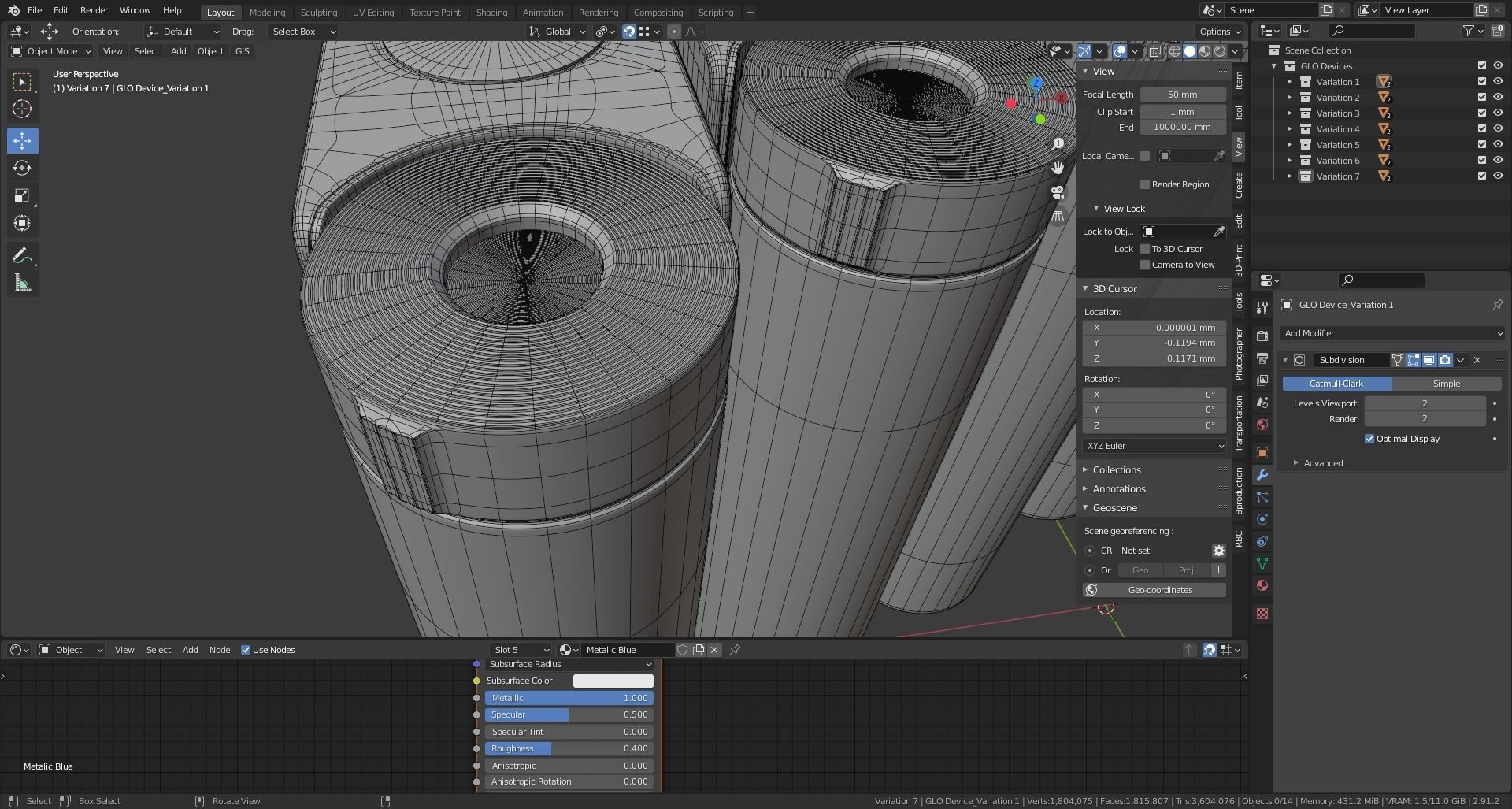 GLO Hyper X2 smoking device 3D model_6