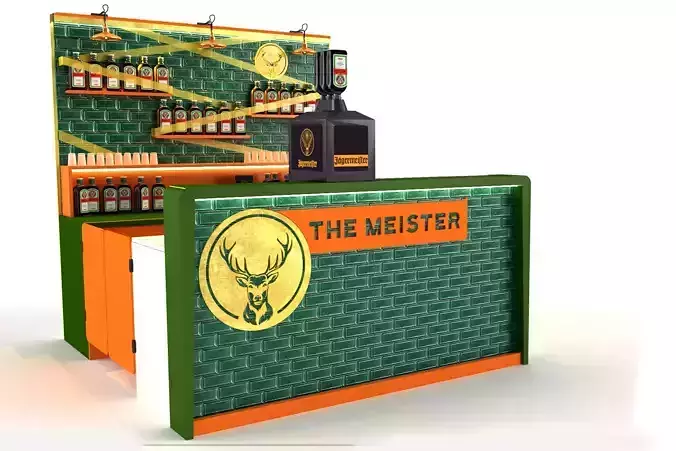 3d bar design premium  3D model