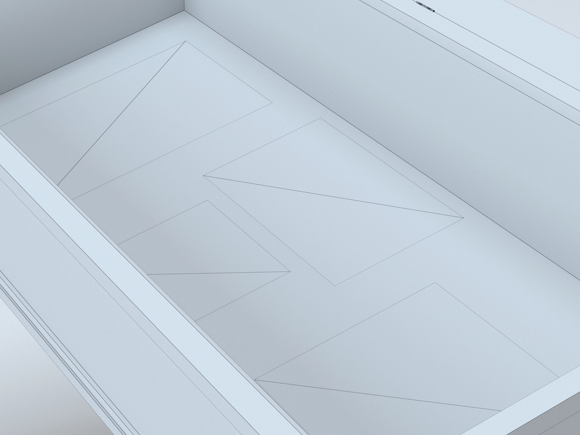 Exibition case 1 Low-poly 3D model_12