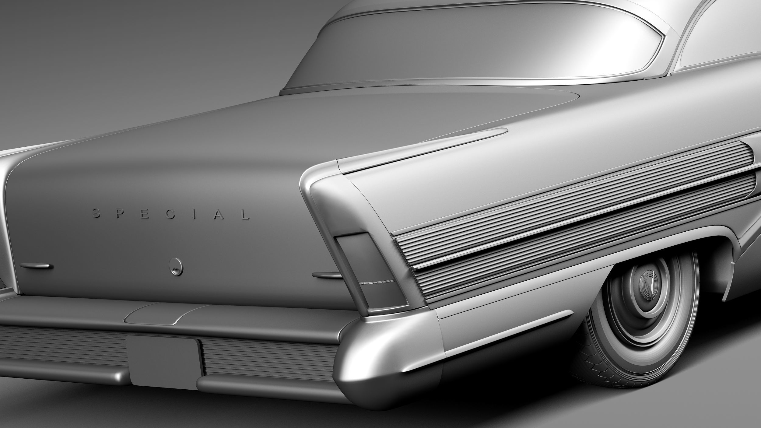 Buick Riviera Special 1958 3D model_11